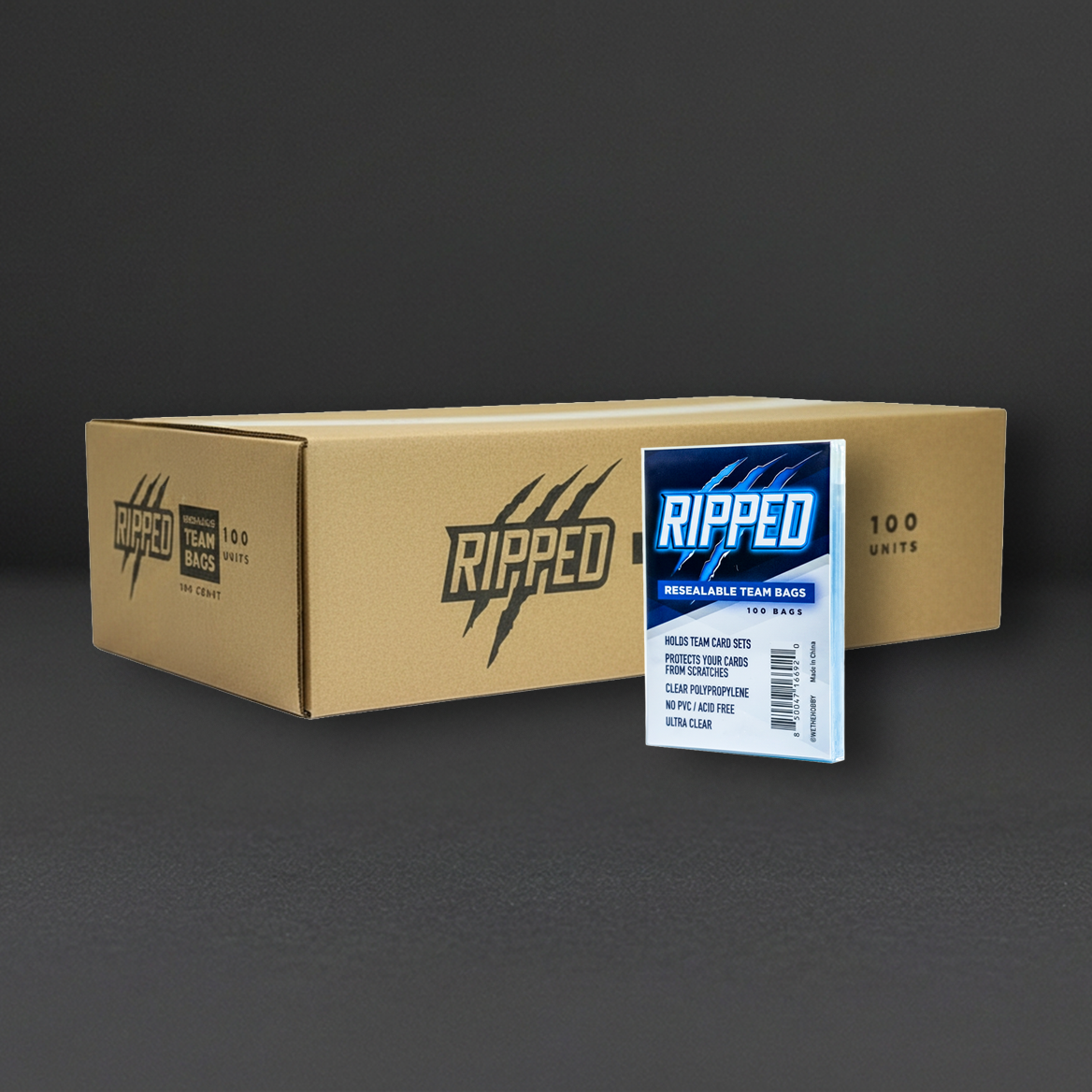 Ripped Standard Team Bags 100-Pack Case – WeTheHobby