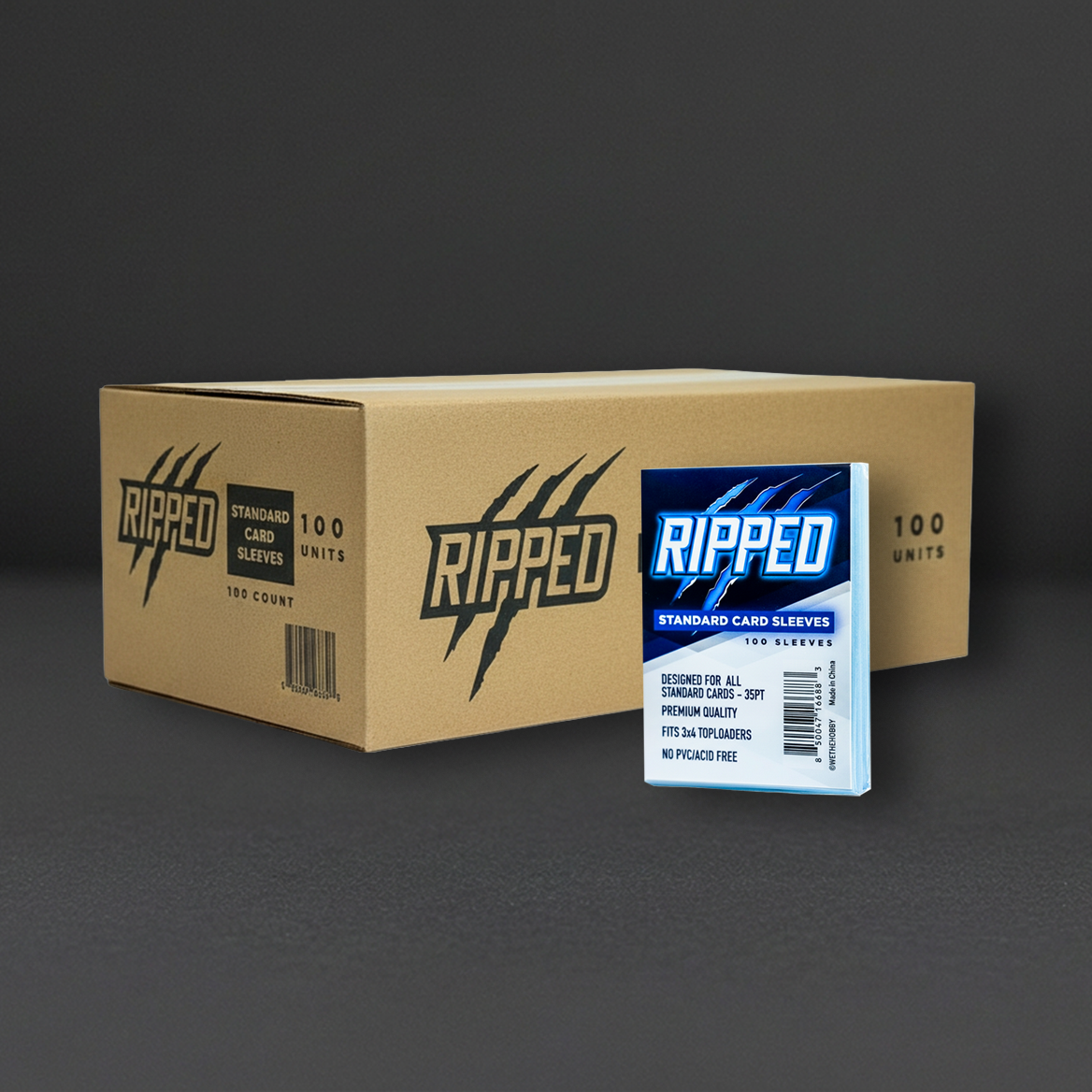 Caseog Ripped Ripped Regular 3x4 Trading Card Sleeves 100-Pack Case – WeTheHobby